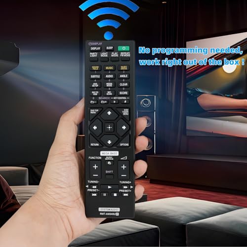 Télécommande de rechange RMT-AM340U compatible Sony MHC-V90DW - 4