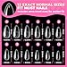 UNA GELLA Almond Gel Nail Tips, 504PCS Pre Etched Clear Fake Nails Tips Medium Almond Shape - 12 Sizes Full Cover Soft Acrylic Press On Nail Extensions No C Curve Gift for Diy at Home