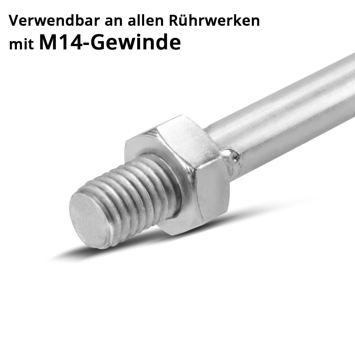 STAHLWERK Agitador de mortero con 1.000 W - Agitador RW-1000 ST con 550 rpm y batidor adicional, agitador eléctrico de hormigón con giro a la derecha y a la izquierda, control de velocidad