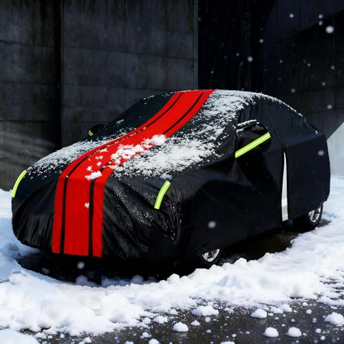 Copriauto per Jaguar SS100 Copertura Completa per Garage Impermeabile con Porta con Cerniera per Protezione da Neve, Pioggia e Tutte le Condizioni Atmosferiche