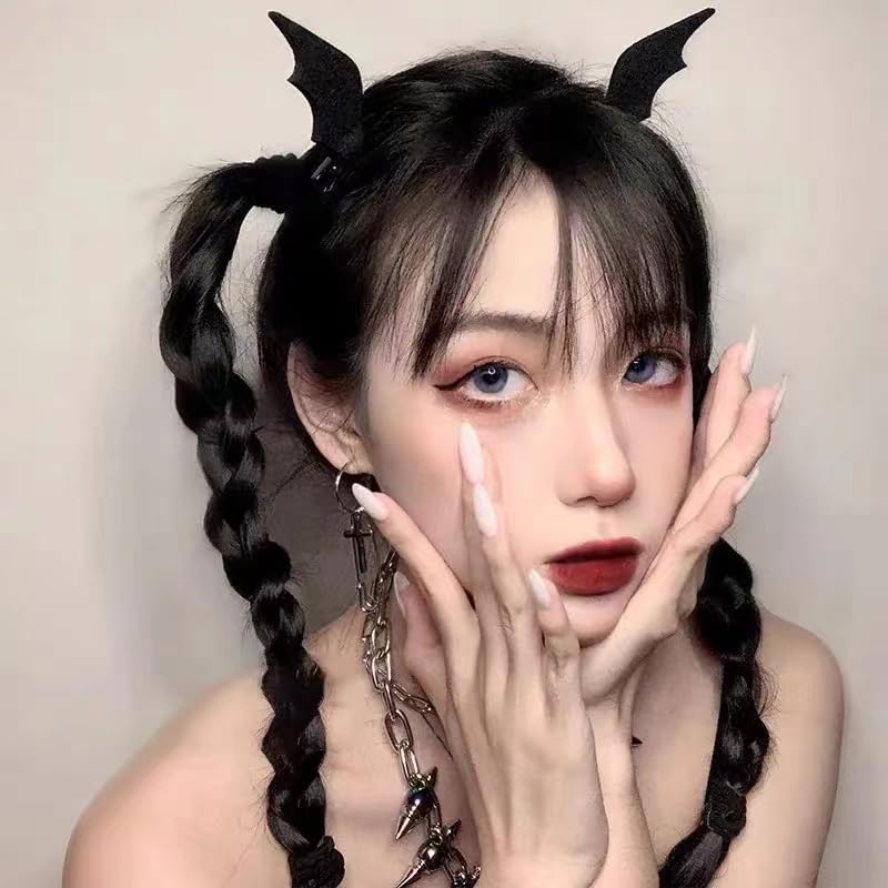 Halloween pinzas para el cabello temática murciélago para mujeres miniatura 5