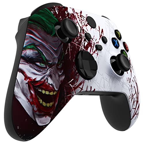 Image of MODDEDZONE UN-Modded Custom Controller compatible with Xbox One S /X... (3.5 mm jack) (Joker Ha Ha Ha)