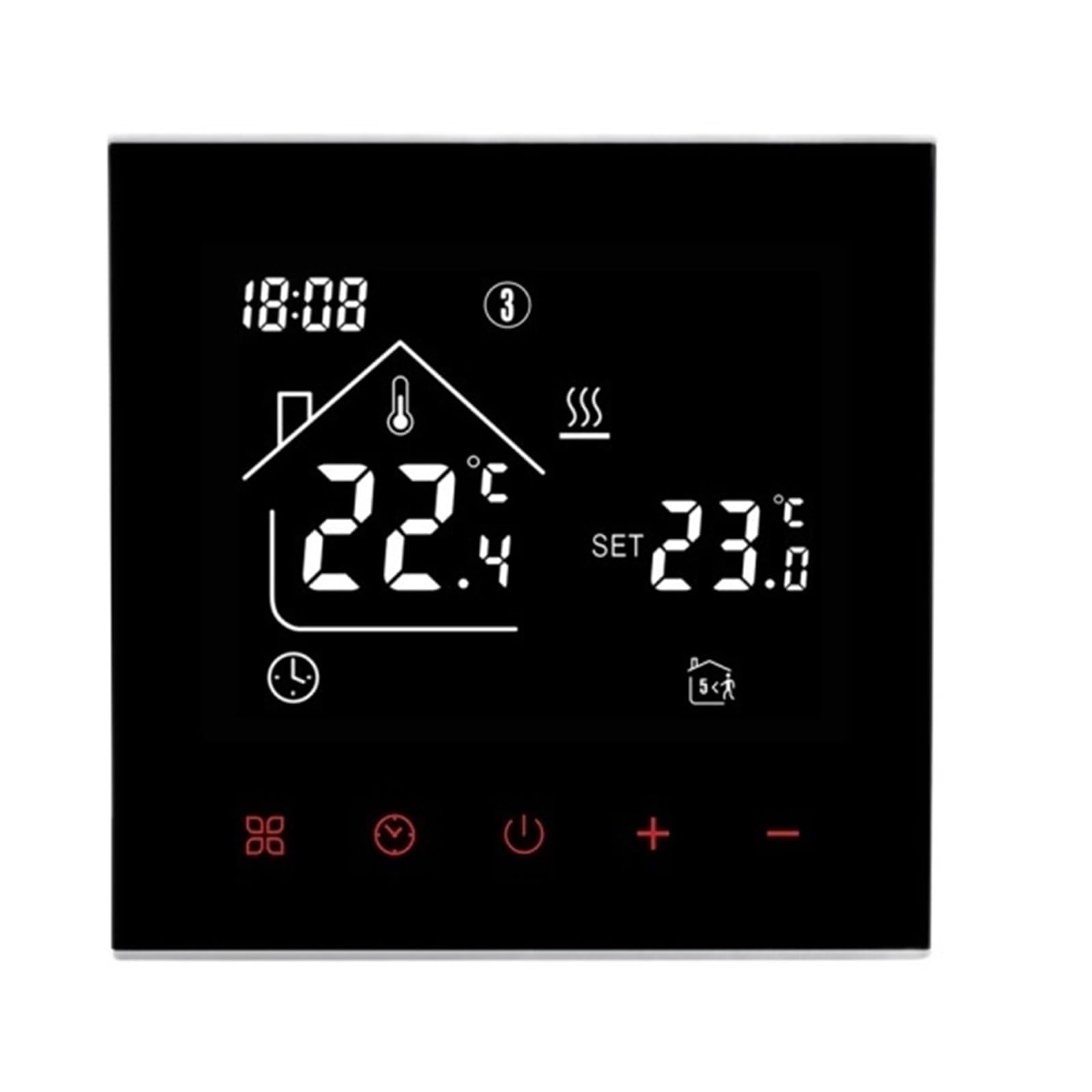 Termostato Inteligente WiFi Calentamiento de Suelo eléctrico Control Remoto Temperatura Caldera Agua/Gas Ahorra EnergíA Y Costes De CalefaccióN(NO WiFi 3AGas Boiler)