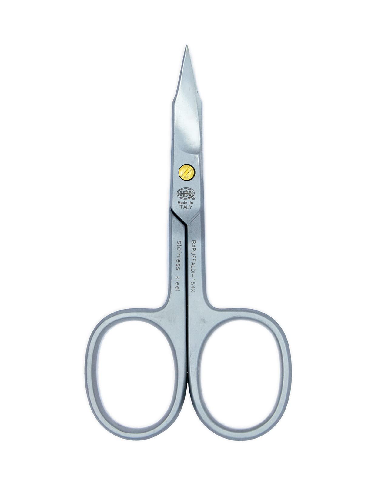 Baruffaldi 154X - Forbici doppio uso, unghie e pelle - Manicure e Pedicure - Acciaio Inox - con Custodia protettiva