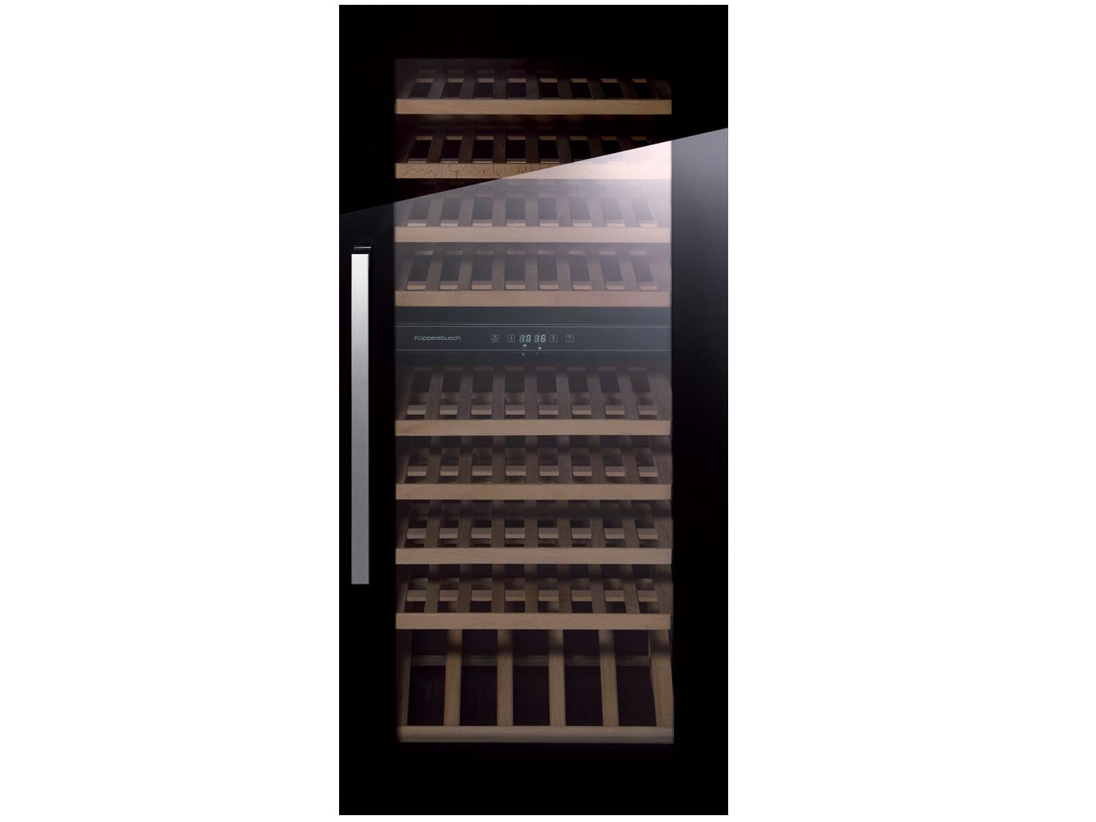 Küppersbusch FWK 4800.0 S3 K-Series 8 Einbau Weinklimaschrank Schwarz/Silver Chrome