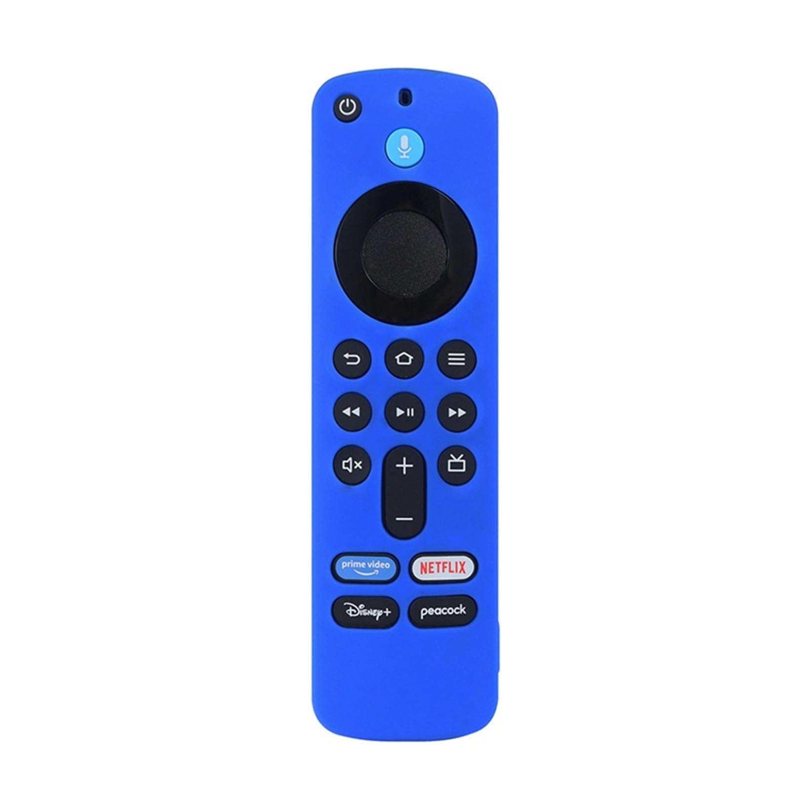 Funda de silicona compatible con TV Stick HD 4K (2ª generación 3ª generación) 2024 (azul)
