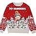 My Grandkids, Grandkids Knitting - Personalized Custom All-Over-Print Sweatshirt, My Fav People Call Me Grandma Grandpa Personalized Ugly Sweatshirt, Snowman Grandparent & Grandchildren Sweatshirts