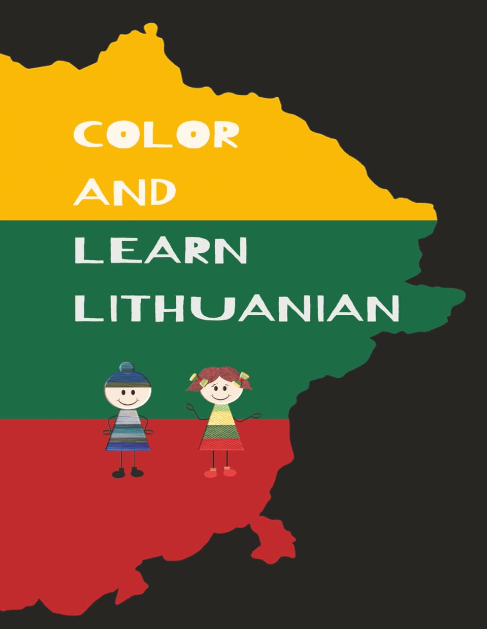 Color and Learn Lithuanian: Learn Simple Lithuanian Words with English Translation