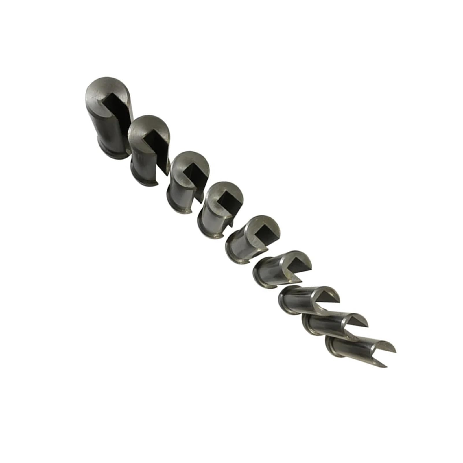 VARNOK Keilnut-Räumwerkzeug Keilnut-Räumnadel Typ B Buchsen 12-30 mm C-Typ 18-30 mm Buchse for Räumnadeln 19C 23.6x63mm