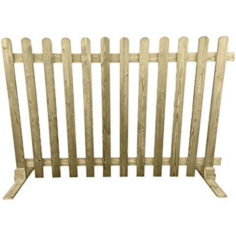 Ruby Portable 4ft High Wooden Picket Fence Cover