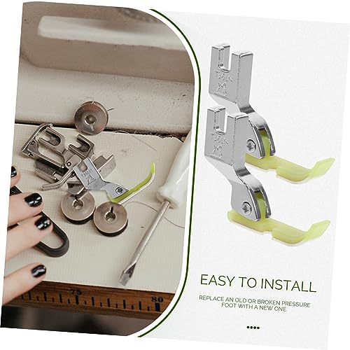 5 piezas pie prensatelas para máquina de coser industrial miniatura 7