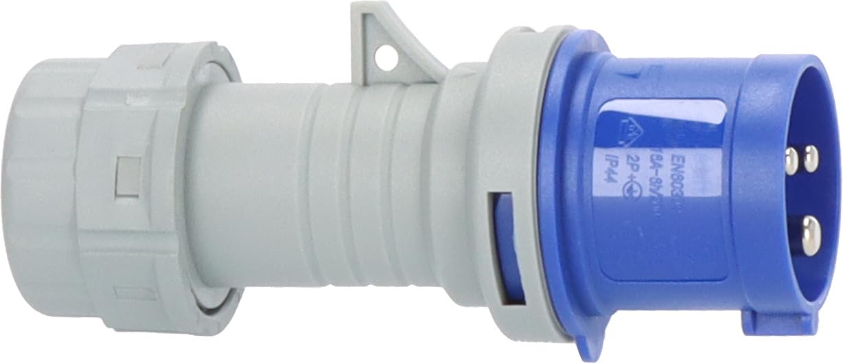Brennenstuhl CEE Schutzkontakt-Stecker CEE-CARA Stecker 16 A 230 V IP44 blau