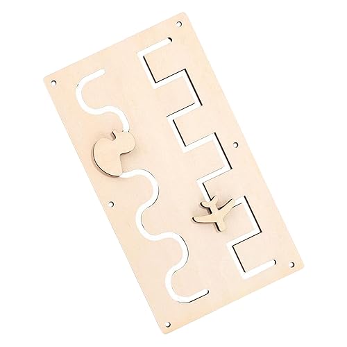 YIJU Montessori Busy Board DIY Accessories Material Learning for Boys and Girls, Rail Tracking