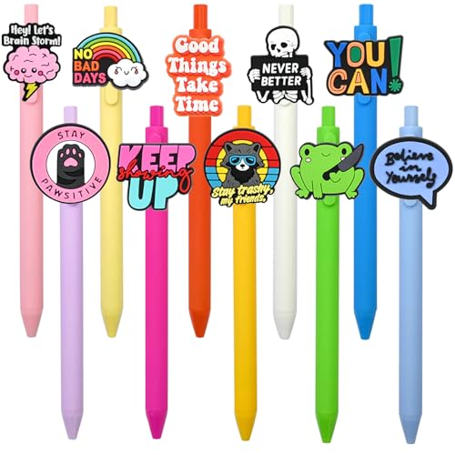 Stylo avec dicton mignon au bureau lot de 10 pour égayer vos collègues
