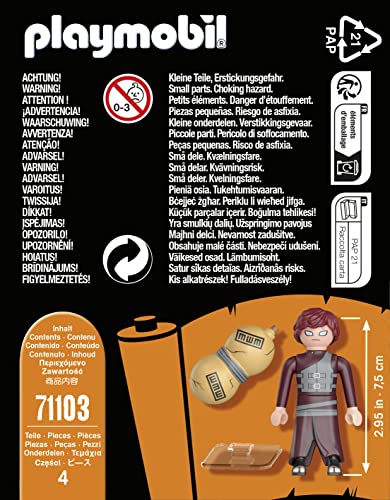 Playmobil Naruto: Gaara Figure Set, Bordeaux - Image 4