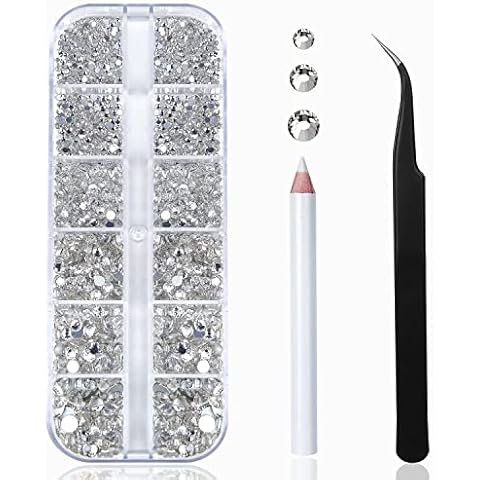 HUETFAT Nail Art Rhinestones Kit Cover