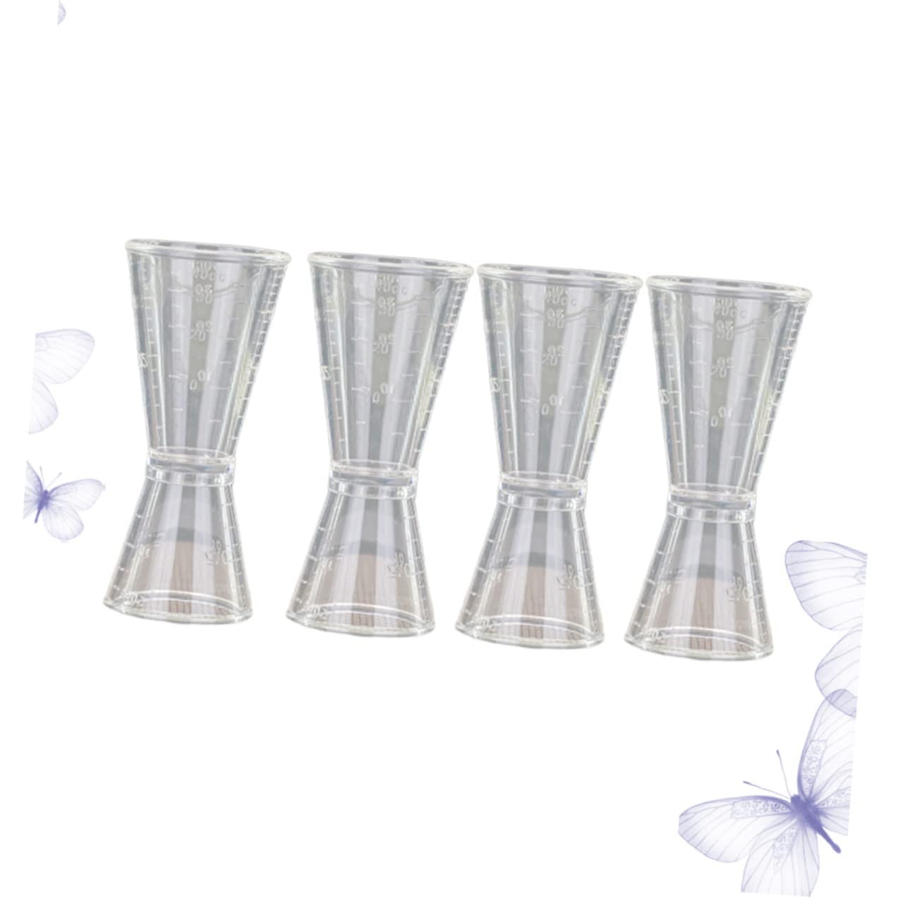 Ciieeo Juego De 3 Medidores De Onzas Precisos Vaso Medidor Doble Para Herramienta Para Medir Cócteles Juego De Herramientas De Barra 4 Piezas X 3