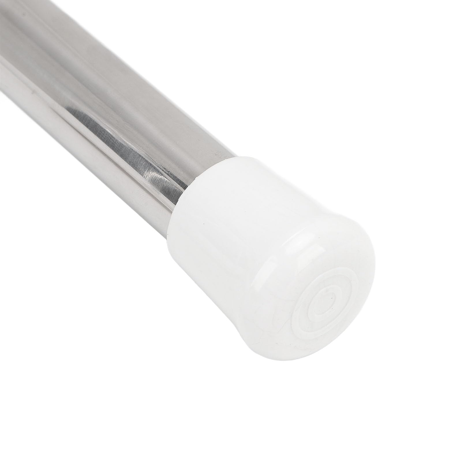 Fockety Gamba di supporto pieghevole a 90 gradi per barca, 33 cm, per barca, gambe regolabili in acciaio inox 304 con punte in gomma bianca, per uso marittimo