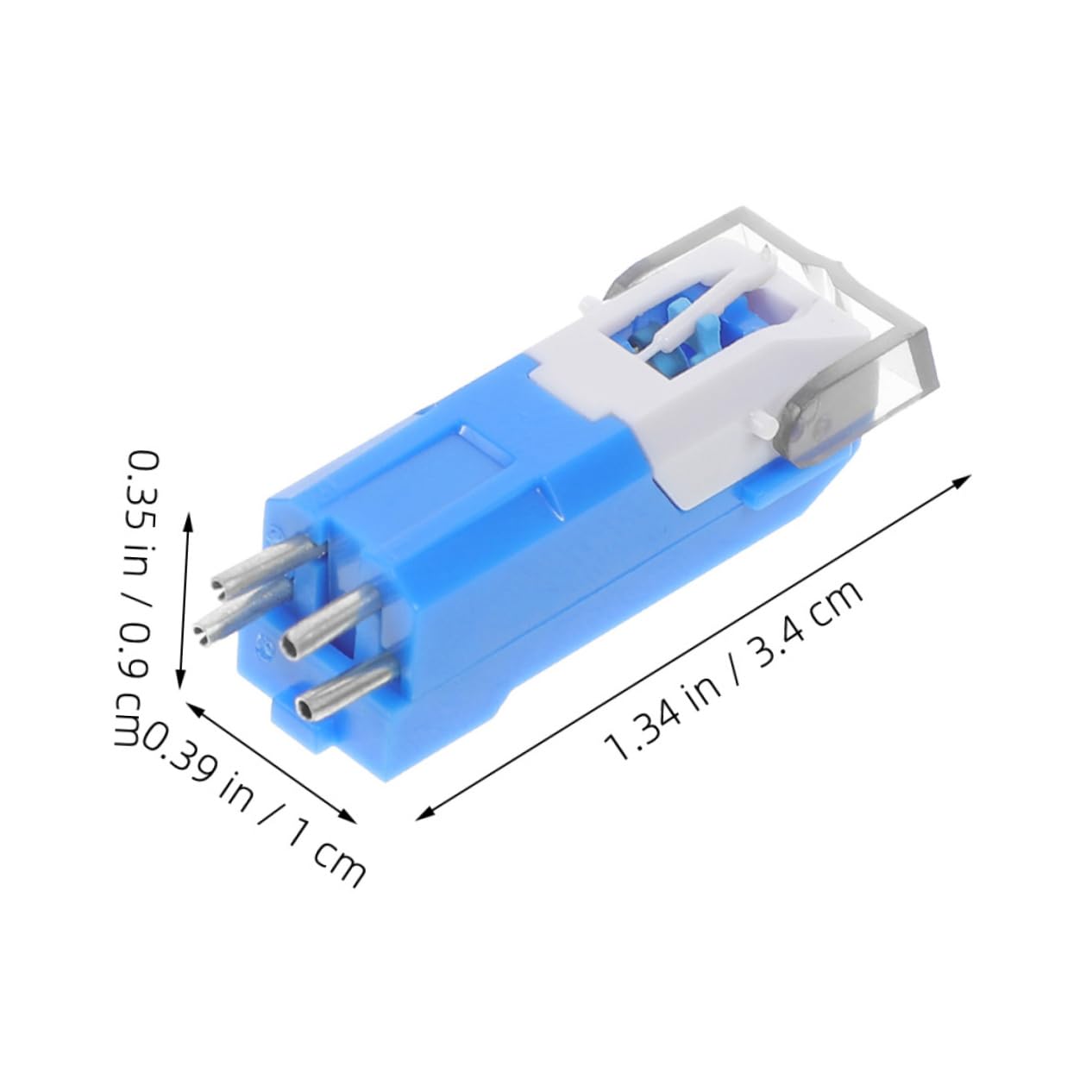 ERINGOGO 2pcs Turntable Record Needle Replacement Vintage Turntable Needle for Record Players Easy Install Phonograph Set