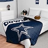 FOCO Dallas Cowboys NFL Team Color Wordmark Weighted Blanket