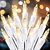 Christmas lights clear white 70 count incandescent ul certified connectable tree lights with white wires for indoor outdoor xmas wedding holiday party home decorations  urban country home decor