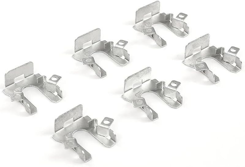 Clipes de retenção do farol ALLGOOD com 6 pivôs para Ford, Lincoln e Mercury – Conjunto com 6 unidades