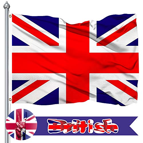 90 X 150cm 2 Pcs Uk Flag United Kingdom Flag 3x5 Foot Union Jack Flag National Flags 100 Polyester Banner British Gb For Sport Festival Party Outdoor And Indoor Use Garden 90 X 150cm 2 Pcs Uk Flag United Kingdom Flag 3x5 Foot Union Jack Flag National Flags 100 Polyester Banner British Gb For Sport Festival Party Outdoor And Indoor Use Garden