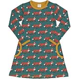 Maxmorra Dress LS Fox - Kleid mit Fuchs Print (98/104)