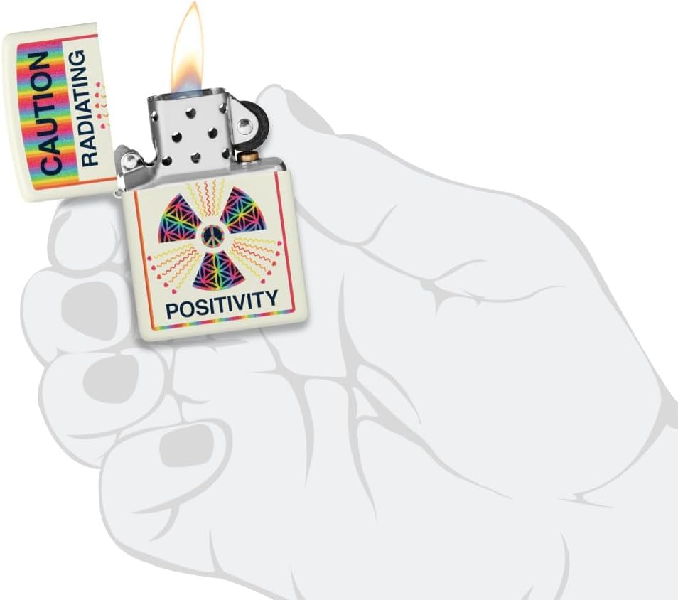 Encendedor Zippo con mensaje personalizado y diseño luminoso miniatura 5