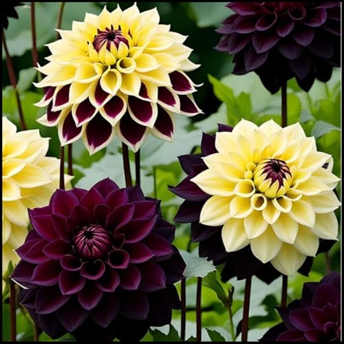 Dahlie Rhizome/Trockenheitsresistent und kälteresistent/pflegeleicht/【CXXFGFT】-2 Rhizome-A