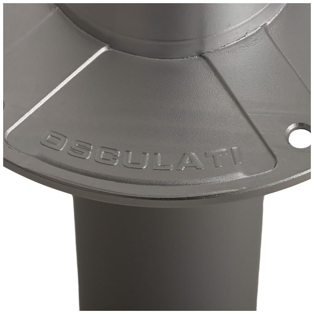 Osculati Tischfuß aus Aluminium, eloxiert Heavy Duty 70 cm