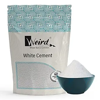 WEIRD White Cement for Tiles Gap (400GM) Crack Filling | Universal Adhesive | Repair | Construction Works | Art & Craft Projects | Home Waterproof | Bathroom & Tiles