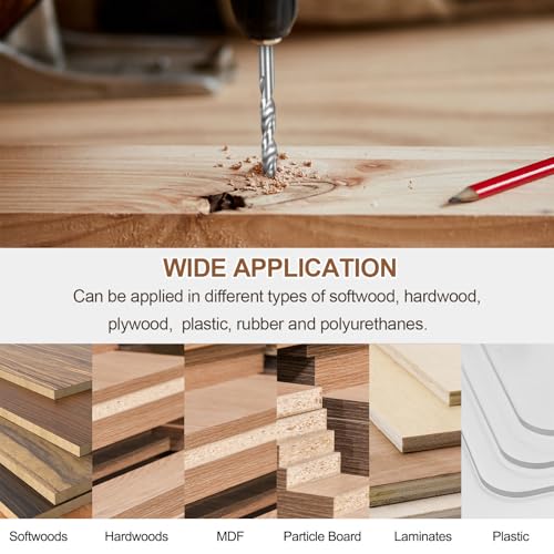 sourcing map 3pcs Brad Point Drill Bit 2.5mm(3/32") Dia Straight Round Shank Drill Metric Brad Point Spiral Twist Drill Bits for Carpenter Woodworking Plastic Rubber 5 sourcing map 3pcs Brad Point Drill Bit 2.5mm(3/32") Dia Straight Round Shank Drill Metric Brad Point Spiral Twist Drill Bits for Carpenter Woodworking Plastic Rubber - Image 5