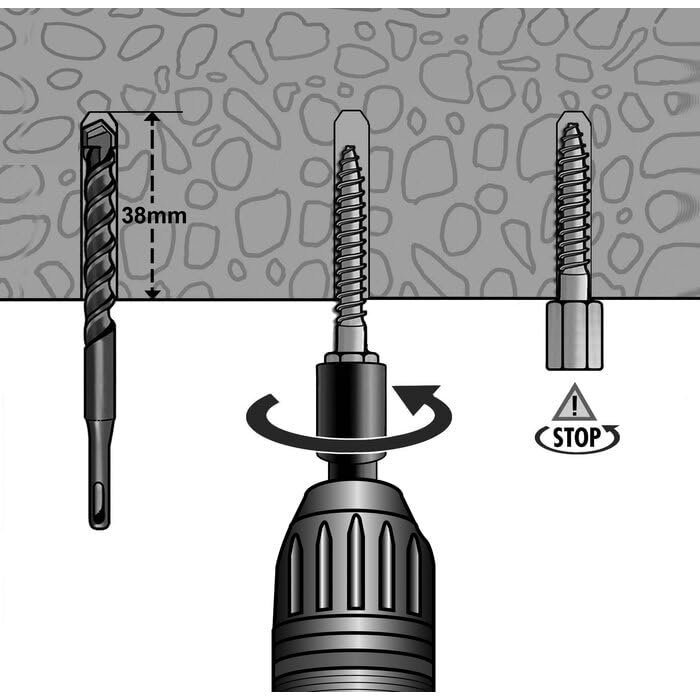 Piton de suspension - Rapido - ING Fixation - Diamètre M6 - Boîte de 100 pièces