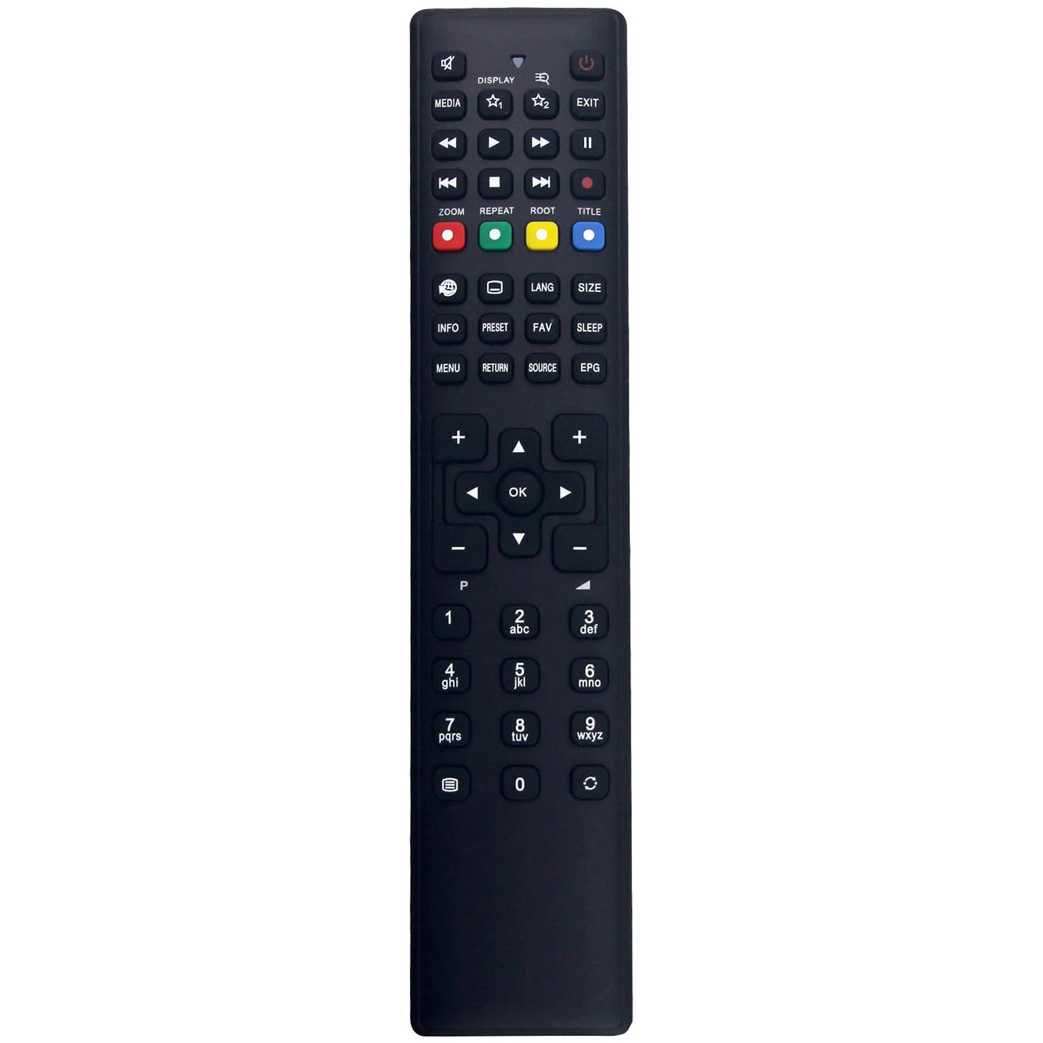 RC1208 Télécommande de rechange pour TV Medion MD30364 MD30572 MD30628 MD30630 MD30631 MD30684 MSN40038765 MD30630 MD30805 MD21080 md30865 MD30865 RC1208 RC1900 P15125