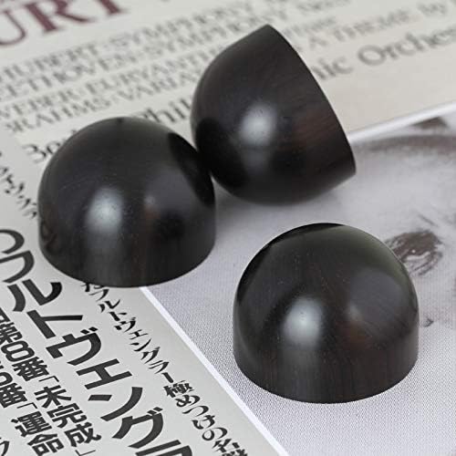 Lysee Plug & Connectors - HIFI Audio Hemisphere Column Speaker Amplifier Shock Absorber Feet Pad Vibration Stands Ebony Anti-shock Self-adhesive - (Color: 33mm 19mm, Bundle: 4pcs)