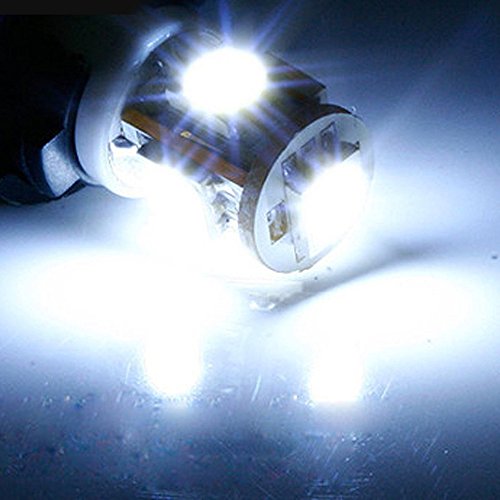 Genssi 194 168 5-Smd White High Power Led Car Lights Bulbs (Pack Of 4) #TOP1