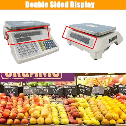 Báscula Comercial Digital INTBUYING 66LB Pantalla LCD miniatura 2