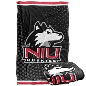 Northern Illinois University Huskies Blanket, 50″ x 60″, Logo Dots, Silky Touch Super Soft Throw