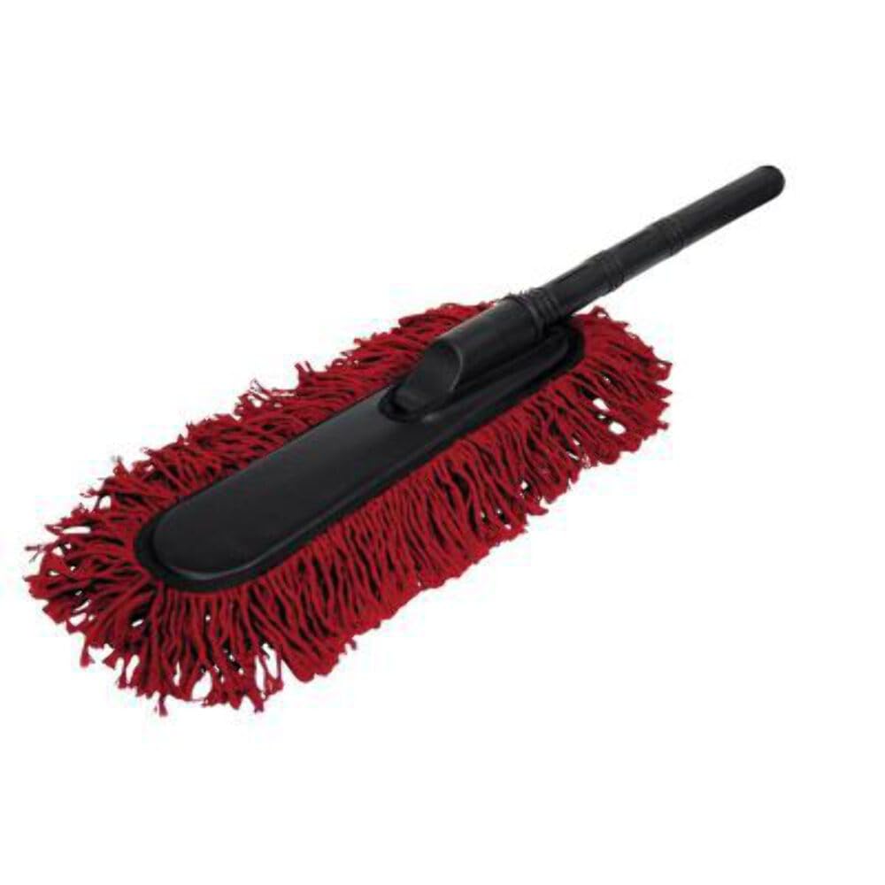 Carrand 93007 Pacific Coast Car Duster, Black/Red, 2