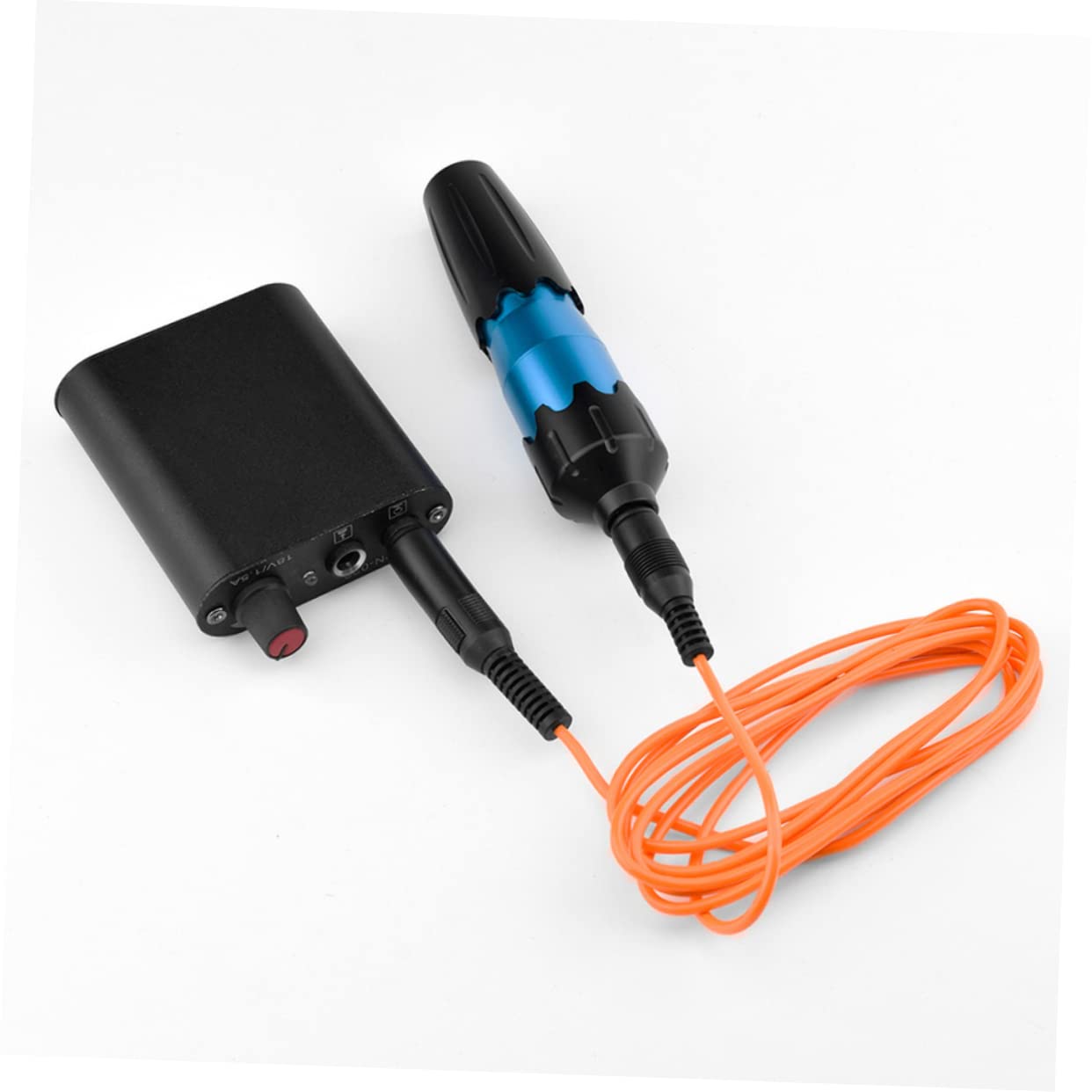Cable Clip para Máquina de Tatuar Línea Gancho Naranja Cable de Alimentación Flexible y Duradero para Estable