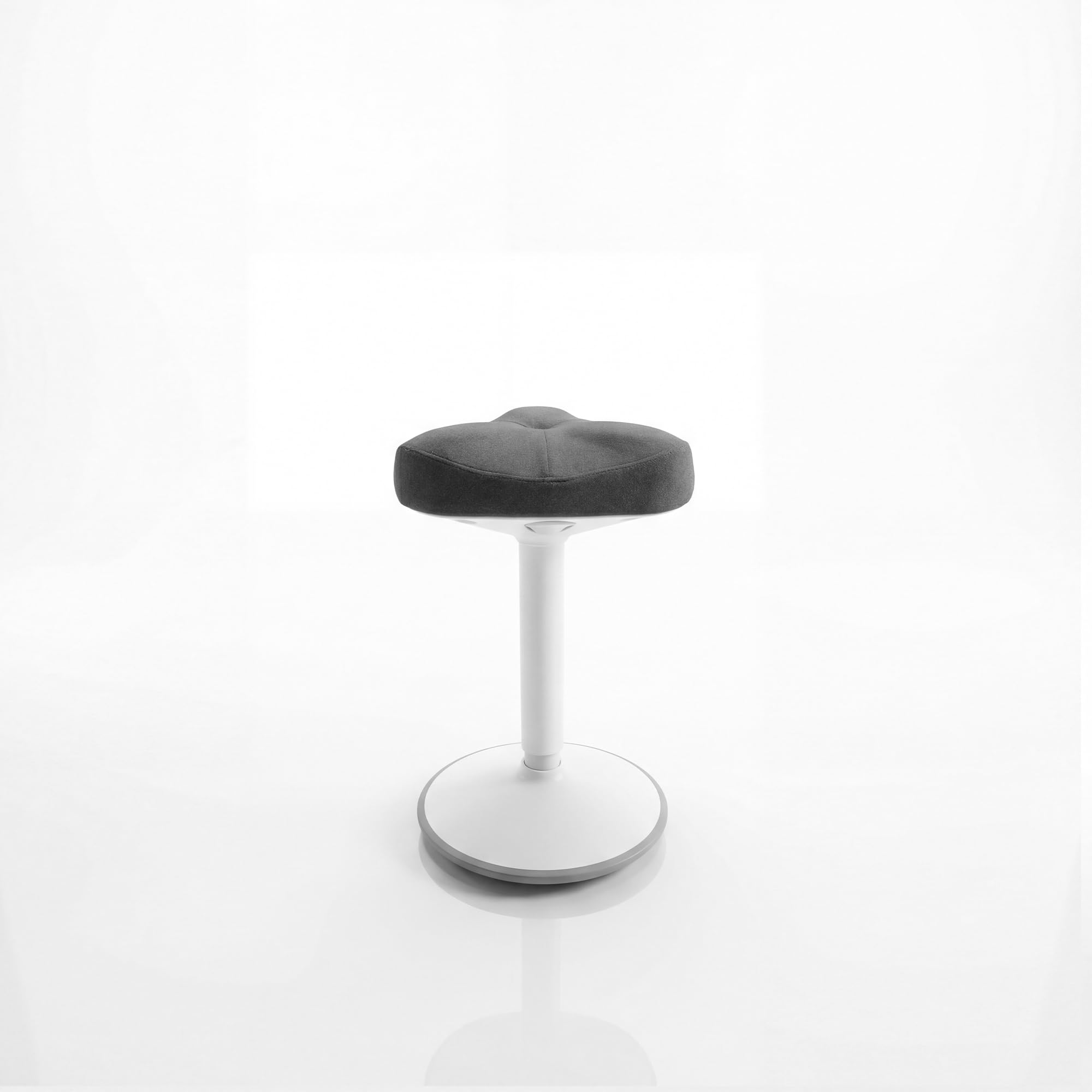 Jan Nowak Taburete ergonomico Regulable 58-83 cm Giratorio 360 Asiento Activo oscilante Taburete Oficina Profesional Taburete Laboratorio Resistente hasta 130 kg