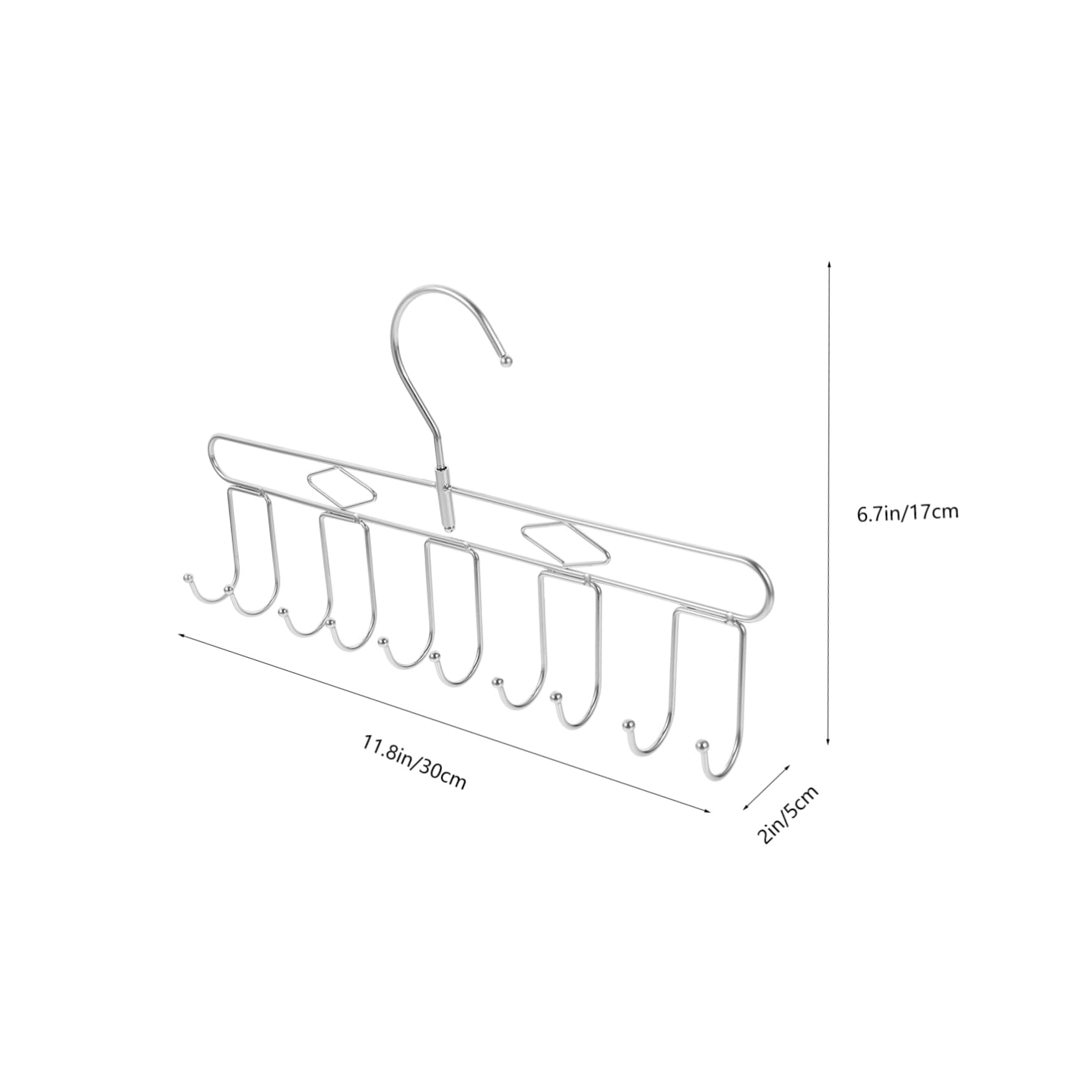 Happyyami Wide Application Underwear Storage Rack Bra Hanger Hanger Hooks Space Saving Closet Organizer for Home