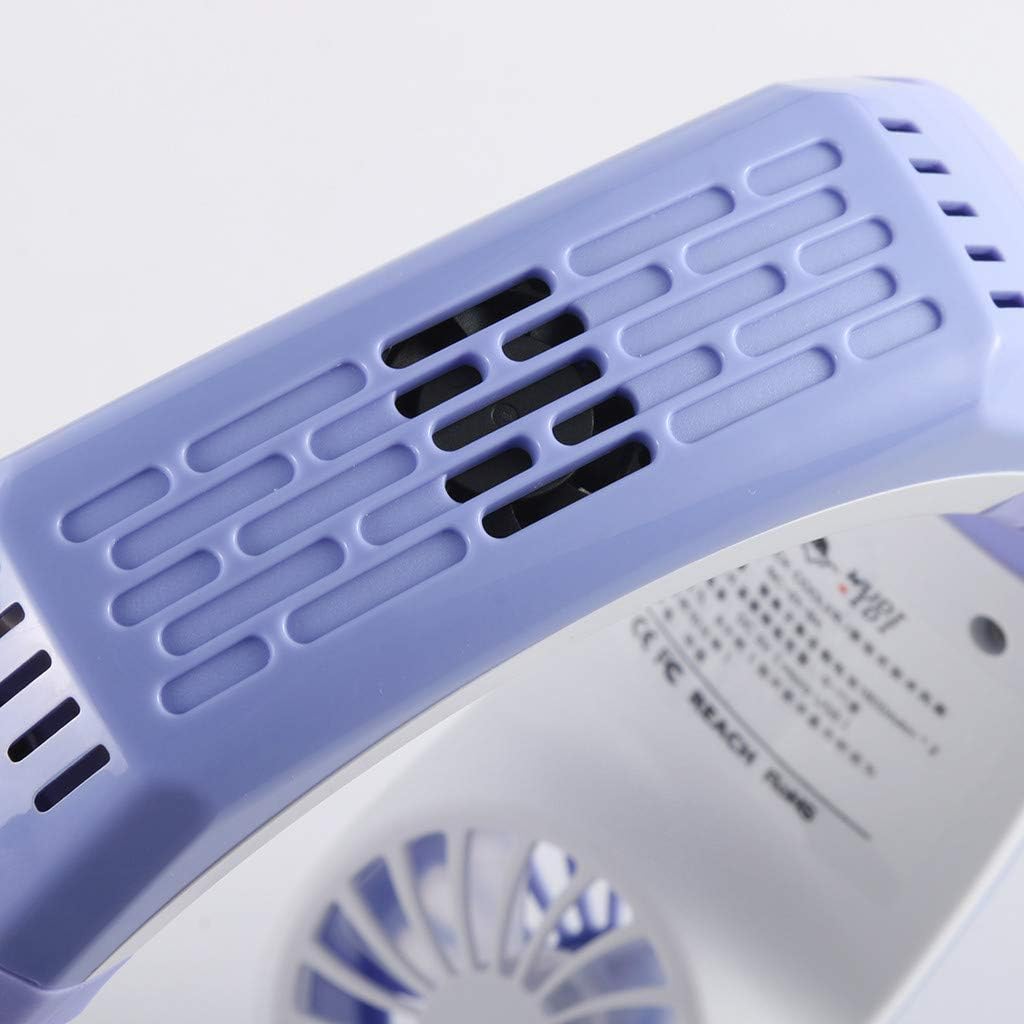 USB Physical Cooling Travel Hanging Neck Cooler Earphone Design Sport Smart Fan- Ideal for The Home, Office, Dorm