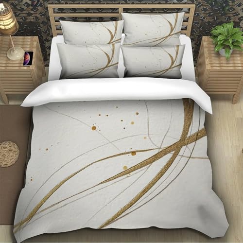 Housse de couette microfibre super douce qualité supérieure imprimé 3D 140x200