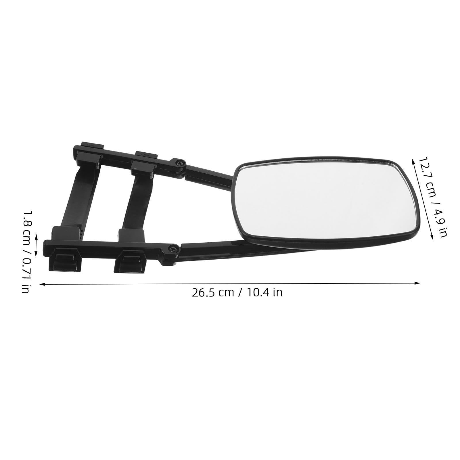 Operitacx 2 Piezas Extensión de Espejo Retrovisor para Remolque, Pp Vidrio
