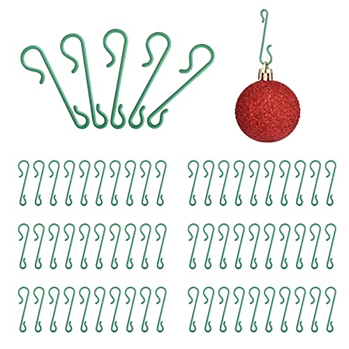 Ucouper Ganci Palline Natale per Decorazioni Natalizie 200 pz Addobbi Albero di Natale Ciondoli Ornamenti Natalizi Sopporto Gancetti Albero di Natale Verde Leggero e Resistente