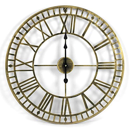 Price comparison product image Woodside 60cm Garden Wall Clock - BRONZE