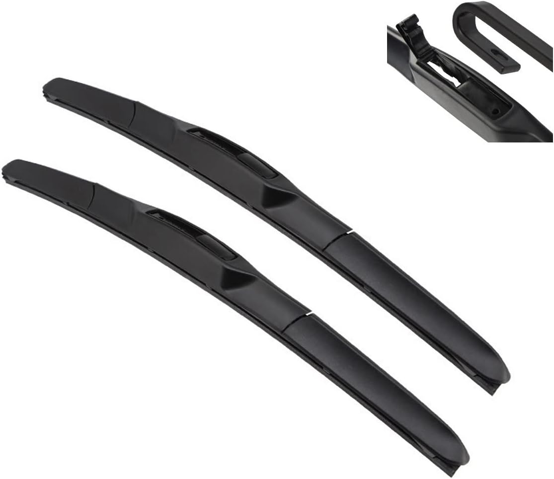 Wiper Replacement Car Front Wiper Blades Compatible with VW GOL G5 G6 2008-2017 Voyage Saveiro Windscreen Windshield Window Auto Accessories Rubber Car Window Wiper(RHD,G5)