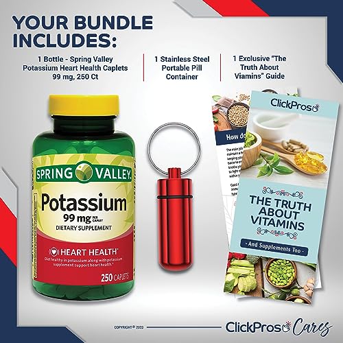 Spring Valley Potassium Heart Health Dietary Supplement